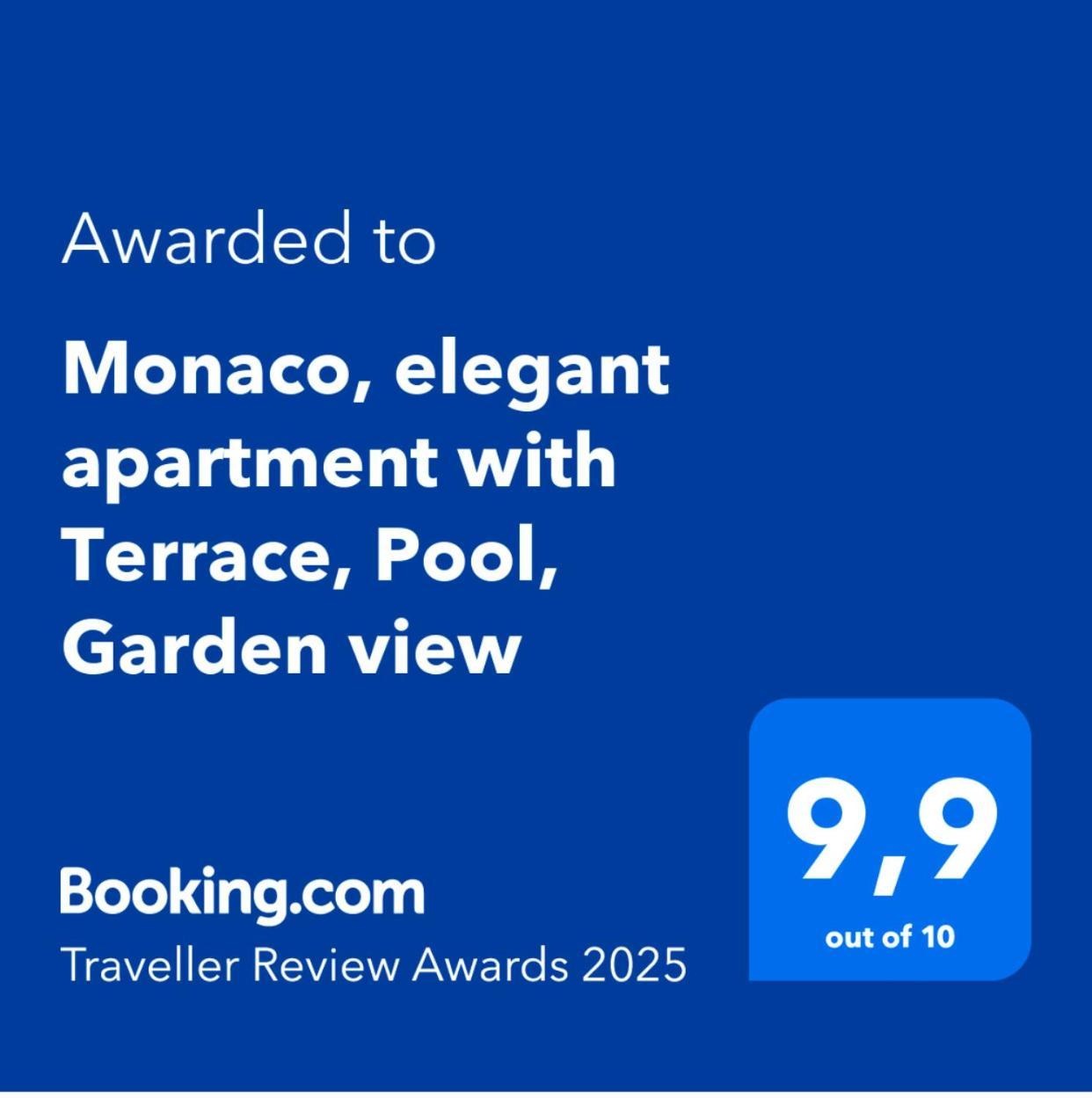 Monaco, Elegant & Quiet Renovated Apartment, In Fontvieille District, With Terrace & Pool, 15Min Walk To F1 Grand Prix Exterior foto